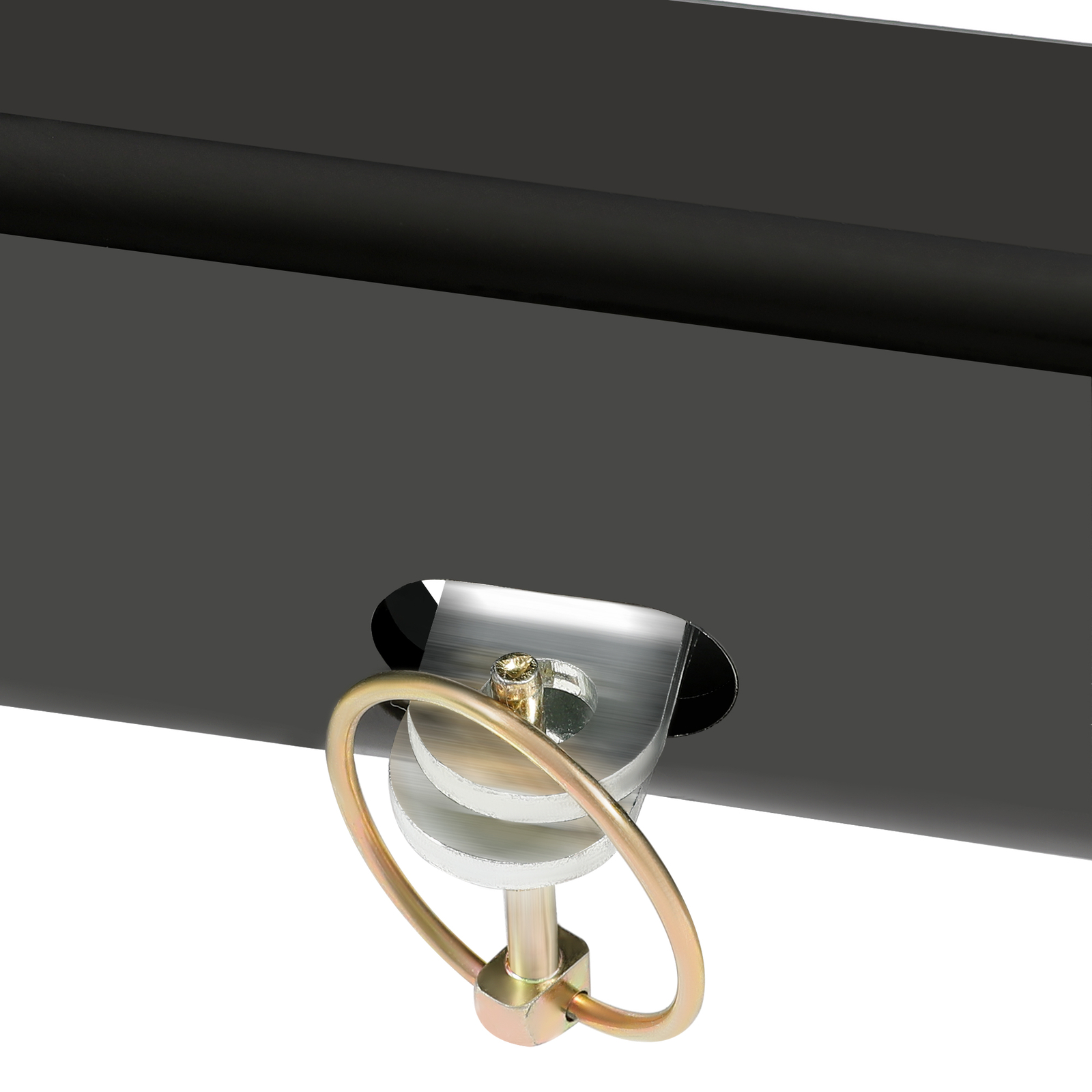 For Ford F-350 F-250 Super Duty 11-20 Black 5th Wheel Hitch Adapter w/ Handles