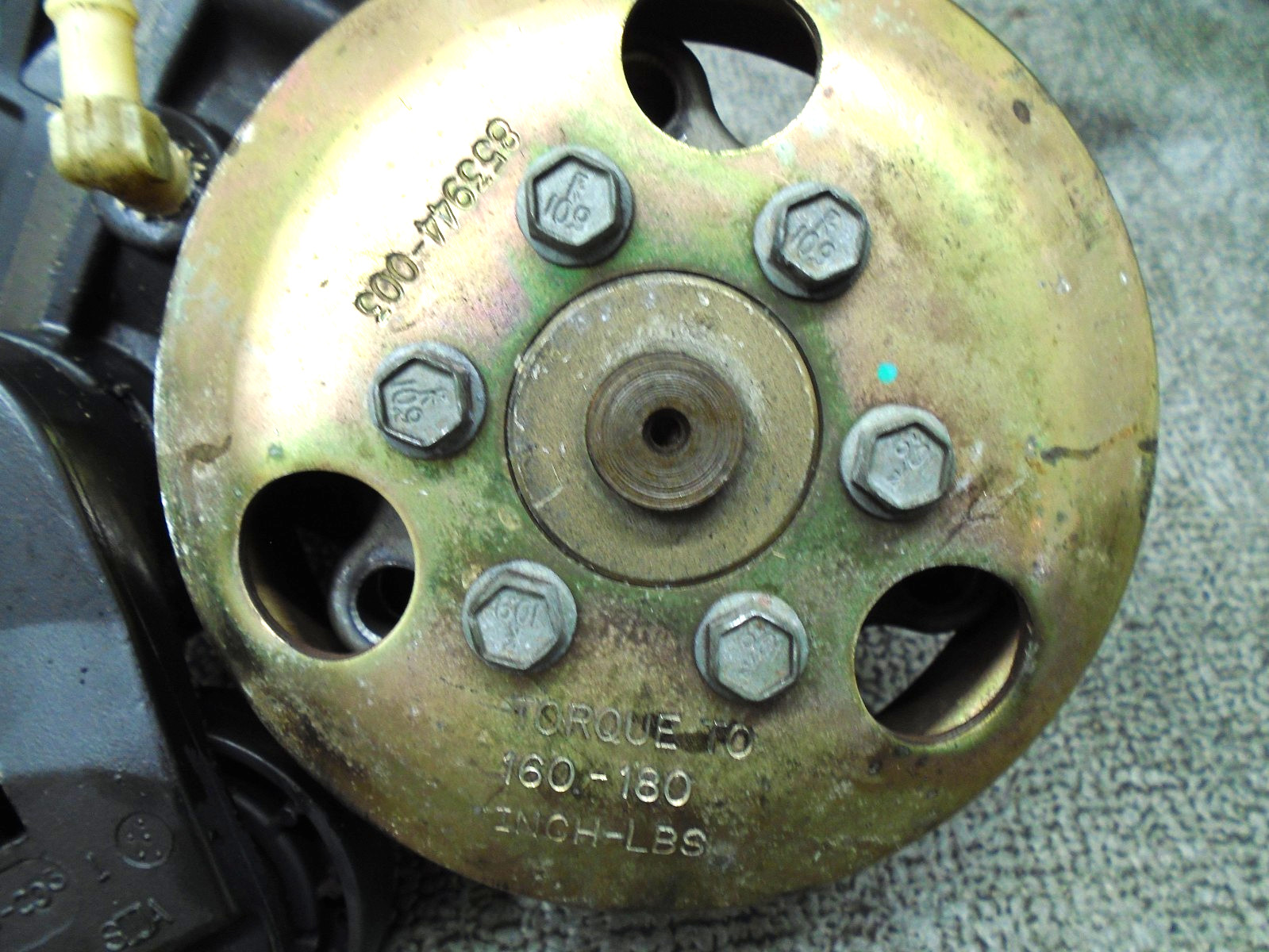 OEM AIR COMPRESSOR 854333T11 MERCURY OPTIMAX OUTBOARD MOTOR 75 90 115 HP PART