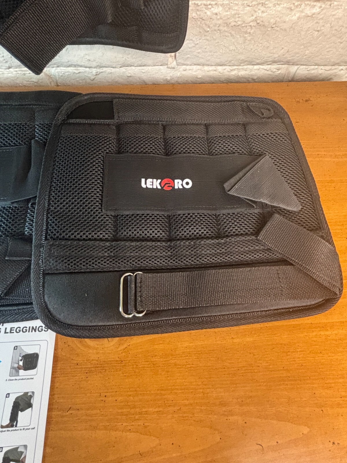 Lekaro Adjustable Weighted Vest and Pair of Leggings WITHOUT Weights Never Used