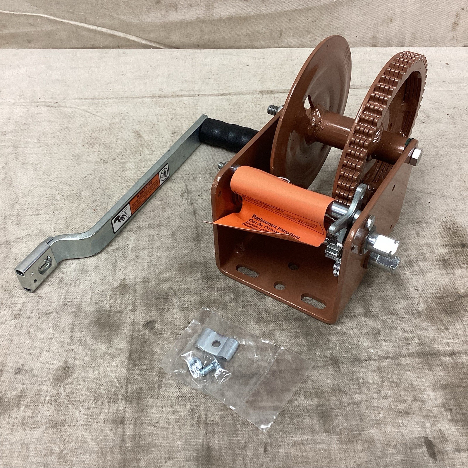 DUTTON-LAINSON DL1800A Hand Winch 1800lb Load Cap Steel