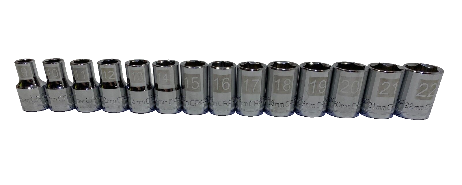 NEW Craftsman Ez Read 1/2" Drive 6 & 12 Point Sockets SAE & Metric - Choose Size