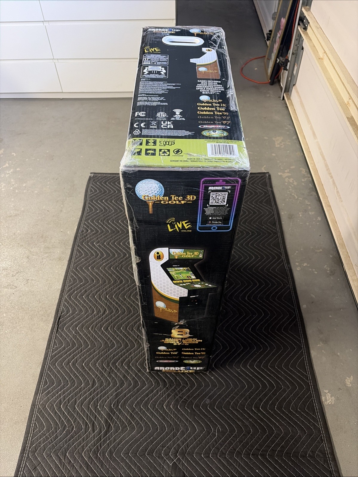 NEW Arcade1up DELUXE - Golden Tee 3D - Golf 35th anniv. edition GOLD SEALED NiCE