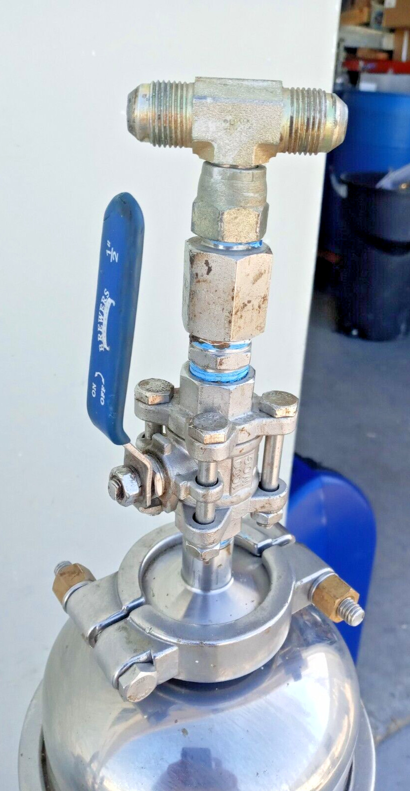 Xtractor Depot SS304 Stainless Steel 36" Spool Round Tri-Clamp Oil Extractor Tub