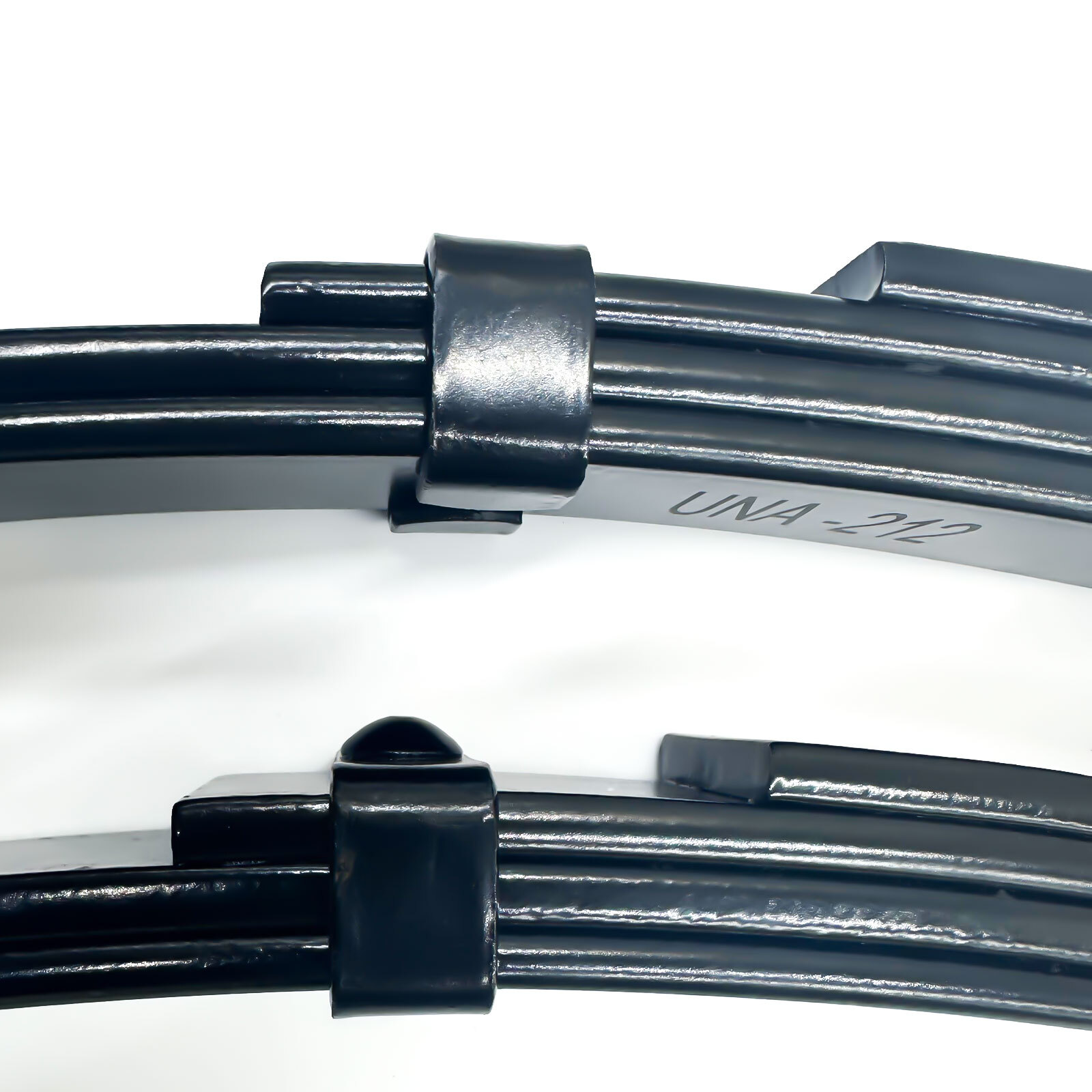 For 3500lb Tandem Trailer Axle Suspension Kit 1750lb 4 Leaf Springs + Hanger Kit