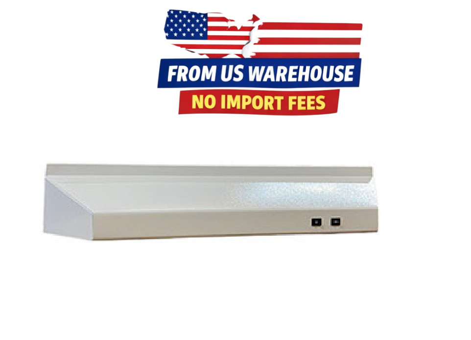 Ventline 42" White Under Cabinet Range Hood - 160 CFM - Vented 120V Made in USA