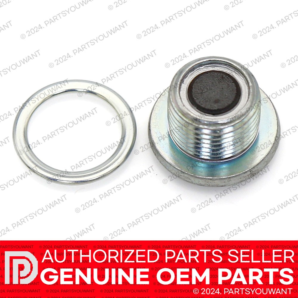 GENUINE Toyota OEM Rear Differential Drain Plug 90341-18051 + Gasket 12157-10010