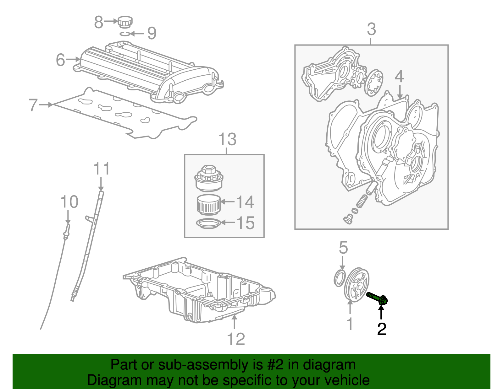 Genuine GM Balancer Bolt 11589123