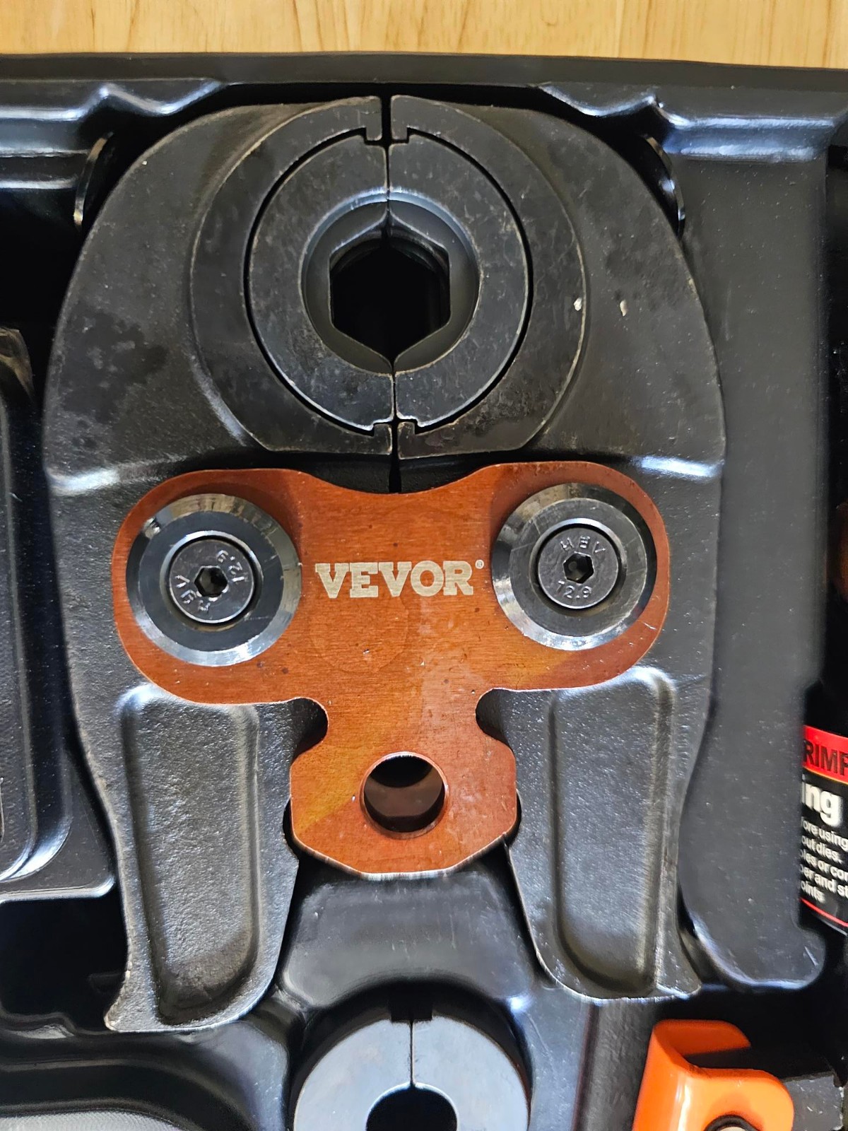 VEVOR Copper Pipe Crimping Tool Hydraulic Driven Pro Press Tool w/ 8 Jaws