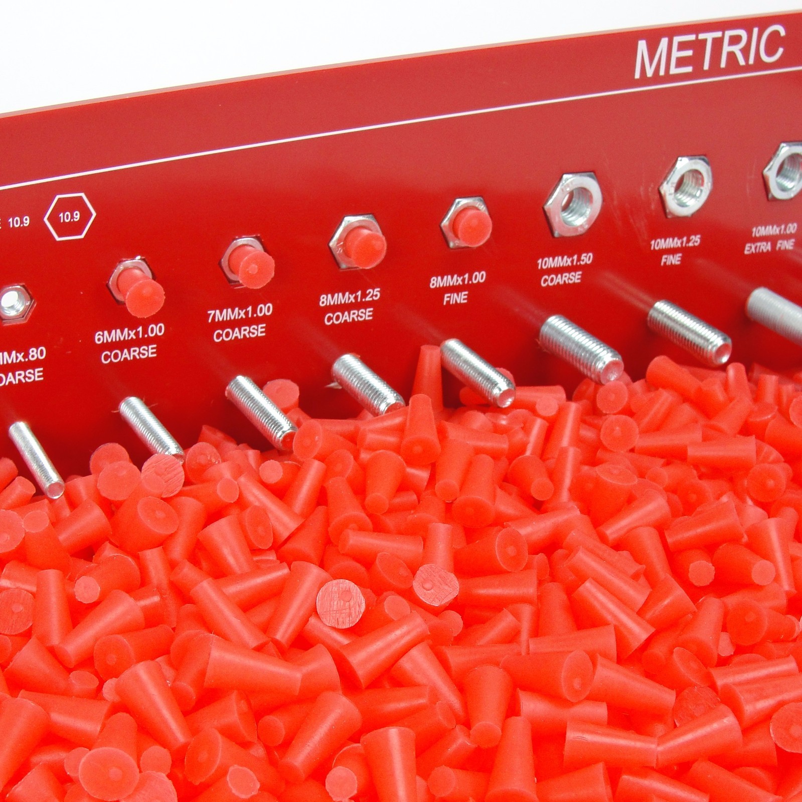 High Temp Masking Supply .187" x .343" STP103 Silicone Rubber Plugs - 250 Pack