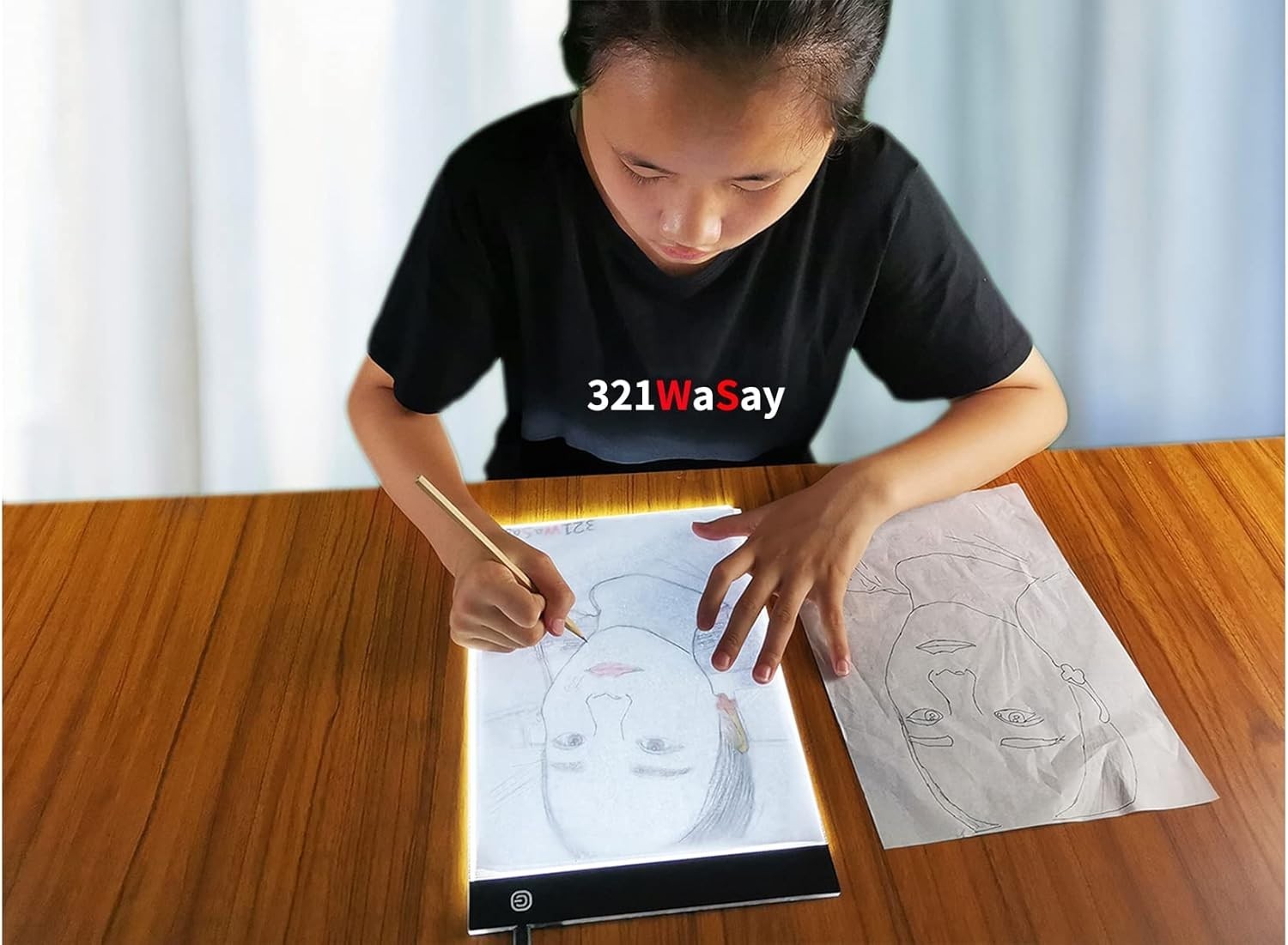 LED Tracing Light Box Ultra-Thin Portable Dimmable Art Sketching Drawing
