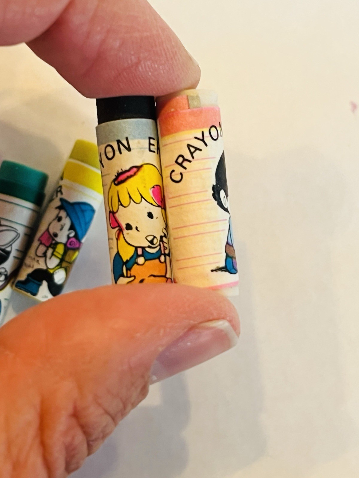 Vintage Erasers Set Cute 1980s Kawaii Collectible Erasers Kawaii Set of 11 BIN79