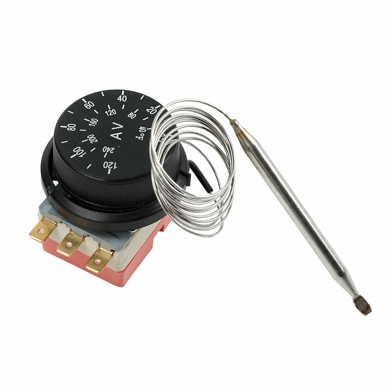 Adjustable Electric Fan Thermostat Switch Radiator Temperature Control Probe Kit