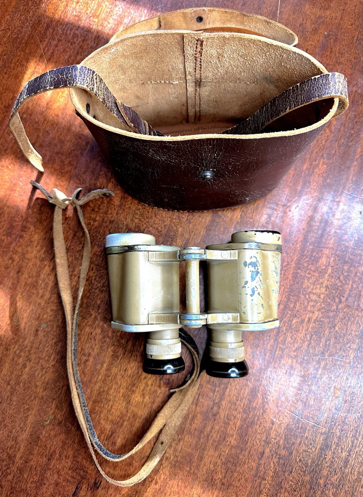 Dienstglas 6x30 DDX Desert Tan German Infantry WWll Binoculars SN 337732