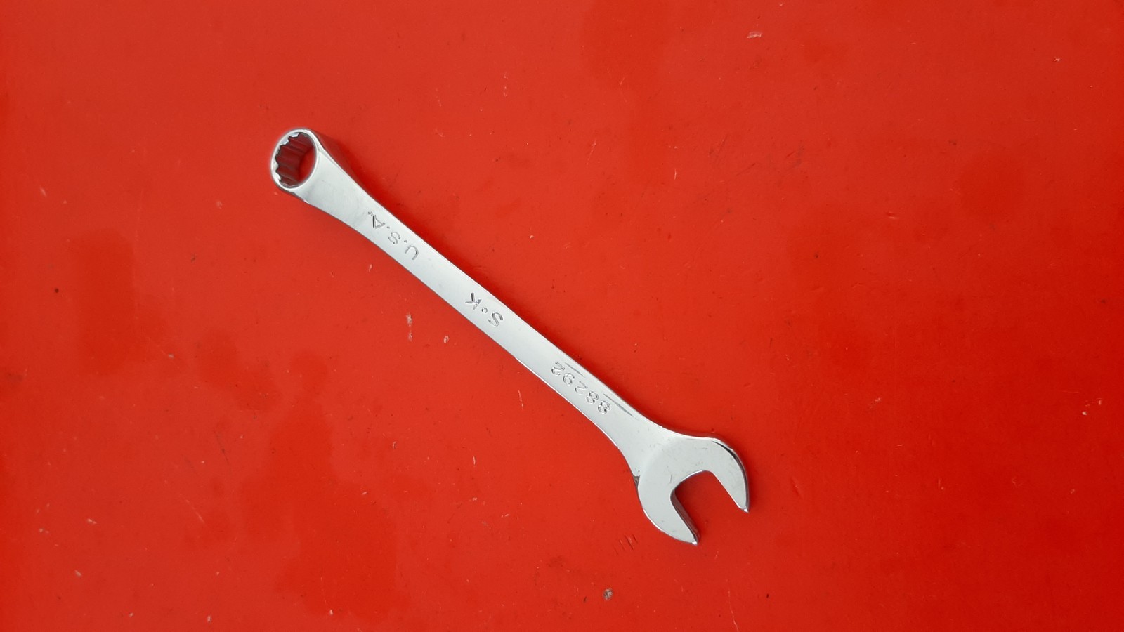 S-K SK Tools 88292 3/8" Combination Wrench Standard 12pt Point USA Full Polish