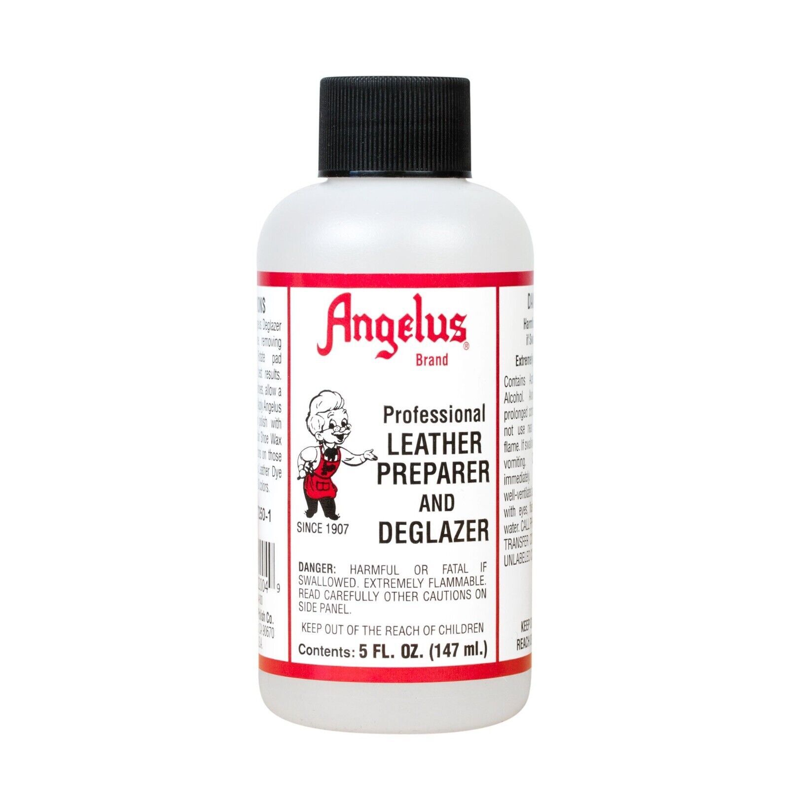 Angelus Leather Dye Professional Preparer & Deglazer - 5 FL. OZ.- NEW