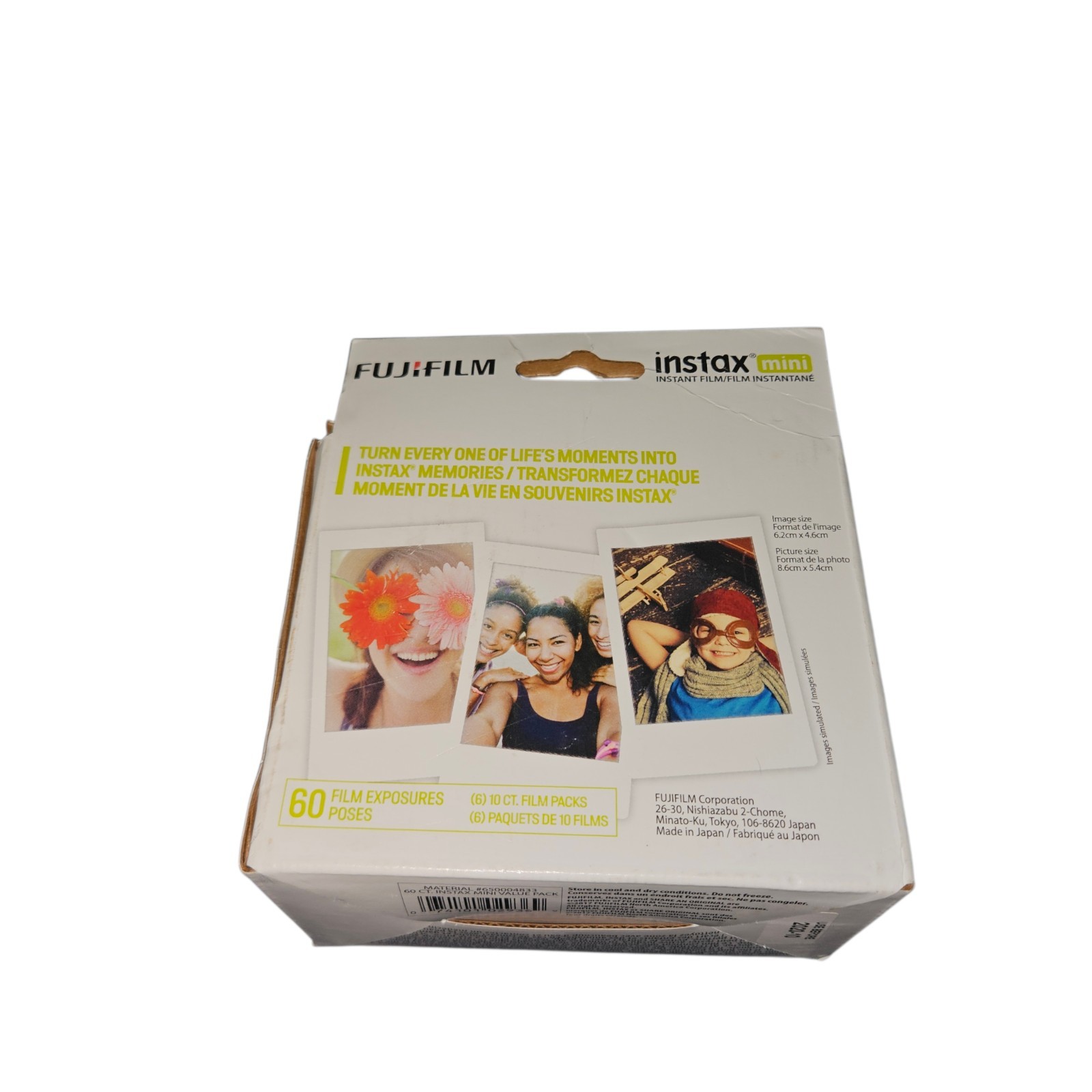 Fujifilm Instax Mini Color Instant Film 5 packs 50 Exposures Total