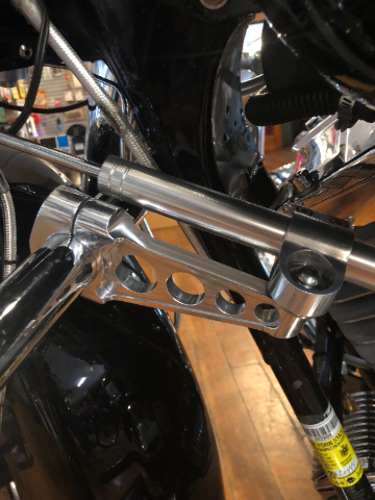 Custom Cycle Front Steering Damper Kit fits 1997-2007 Harley Touring FLHR FLHX