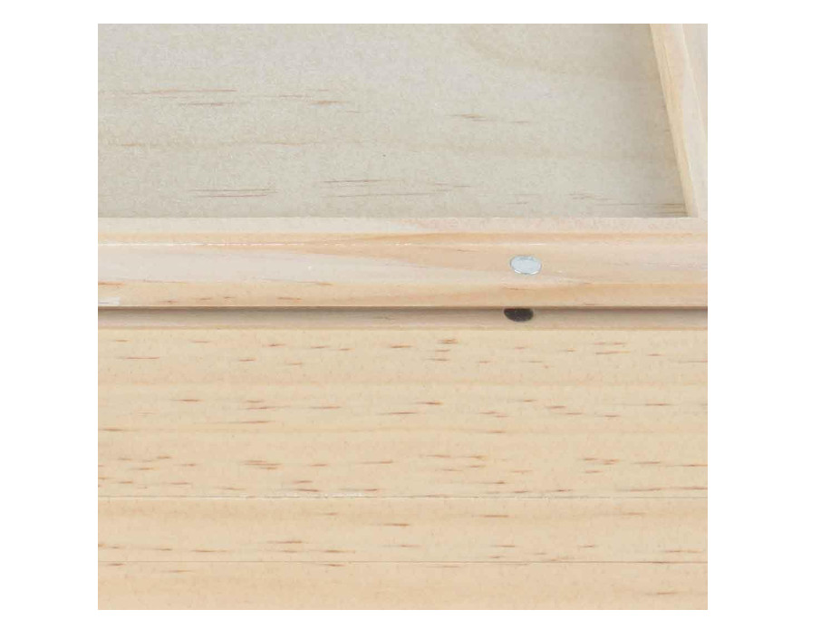 Ryot 4x7 Glass Top Box in Natural | Premium Wooden Box Perfect for Sifter