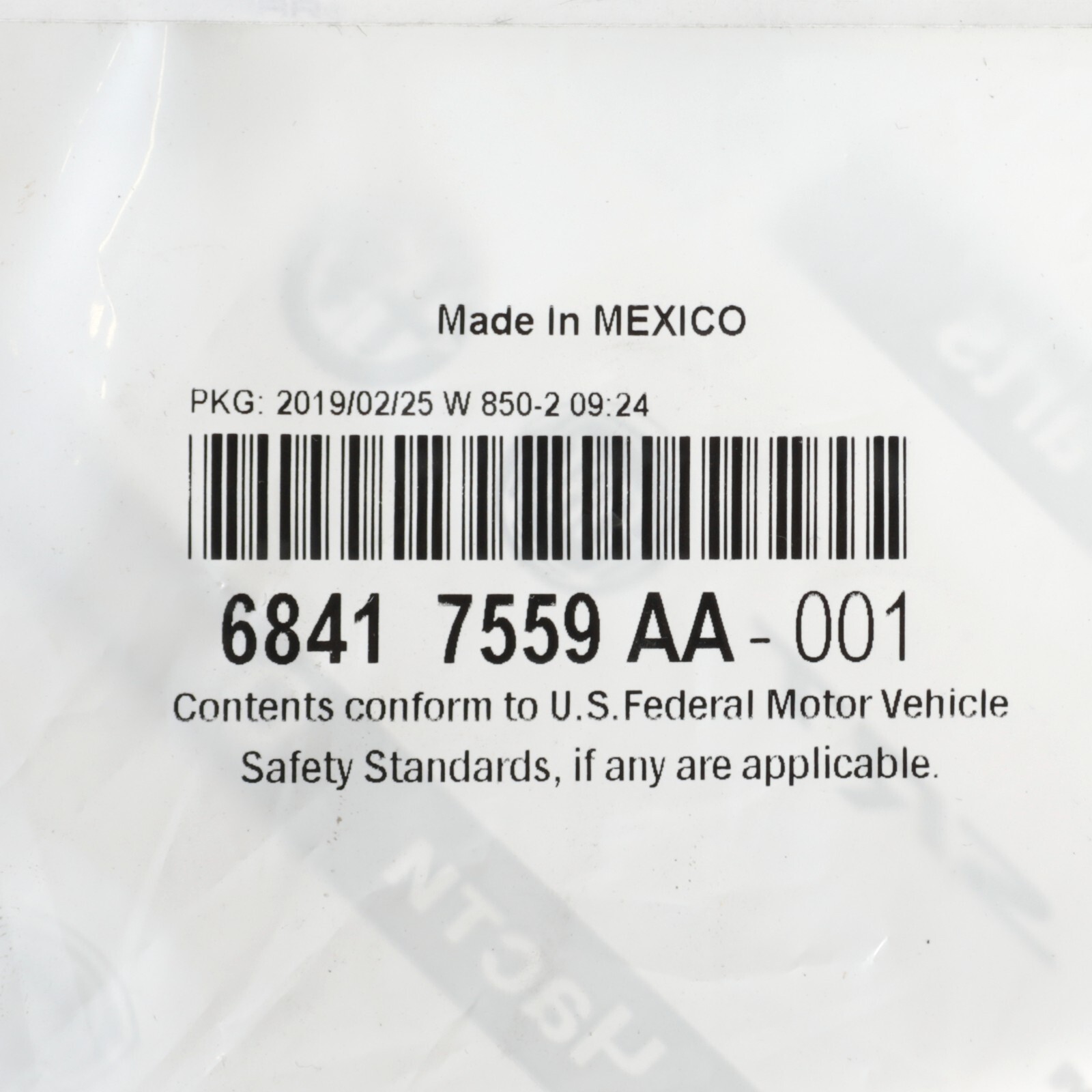 2019-2020 RAM 1500 REAR CAMERA CABLE REAR GENUINE MOPAR 68417559AA