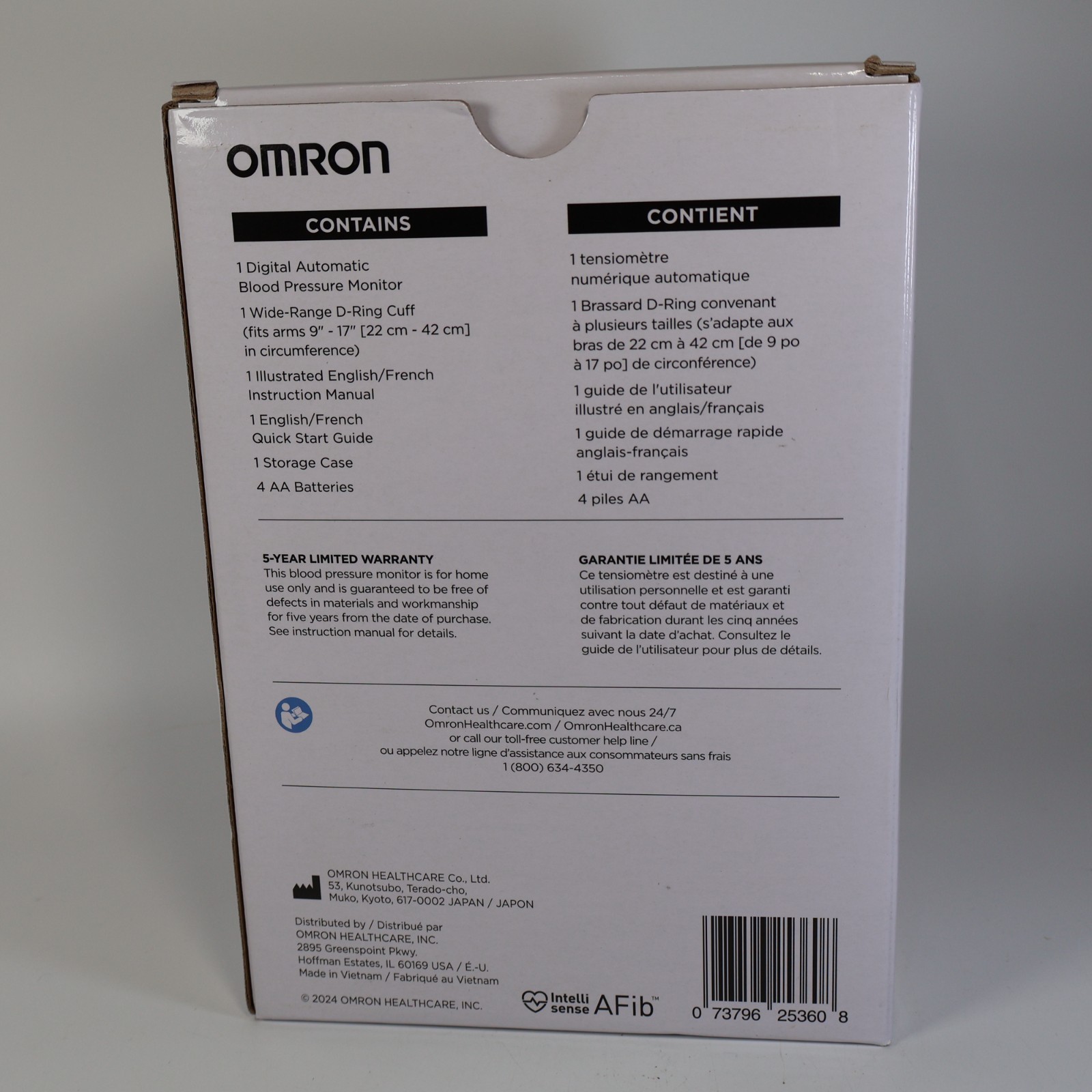 OMRON Gold Or Upper Arm Blood Pressure Monitor - BP5360 New
