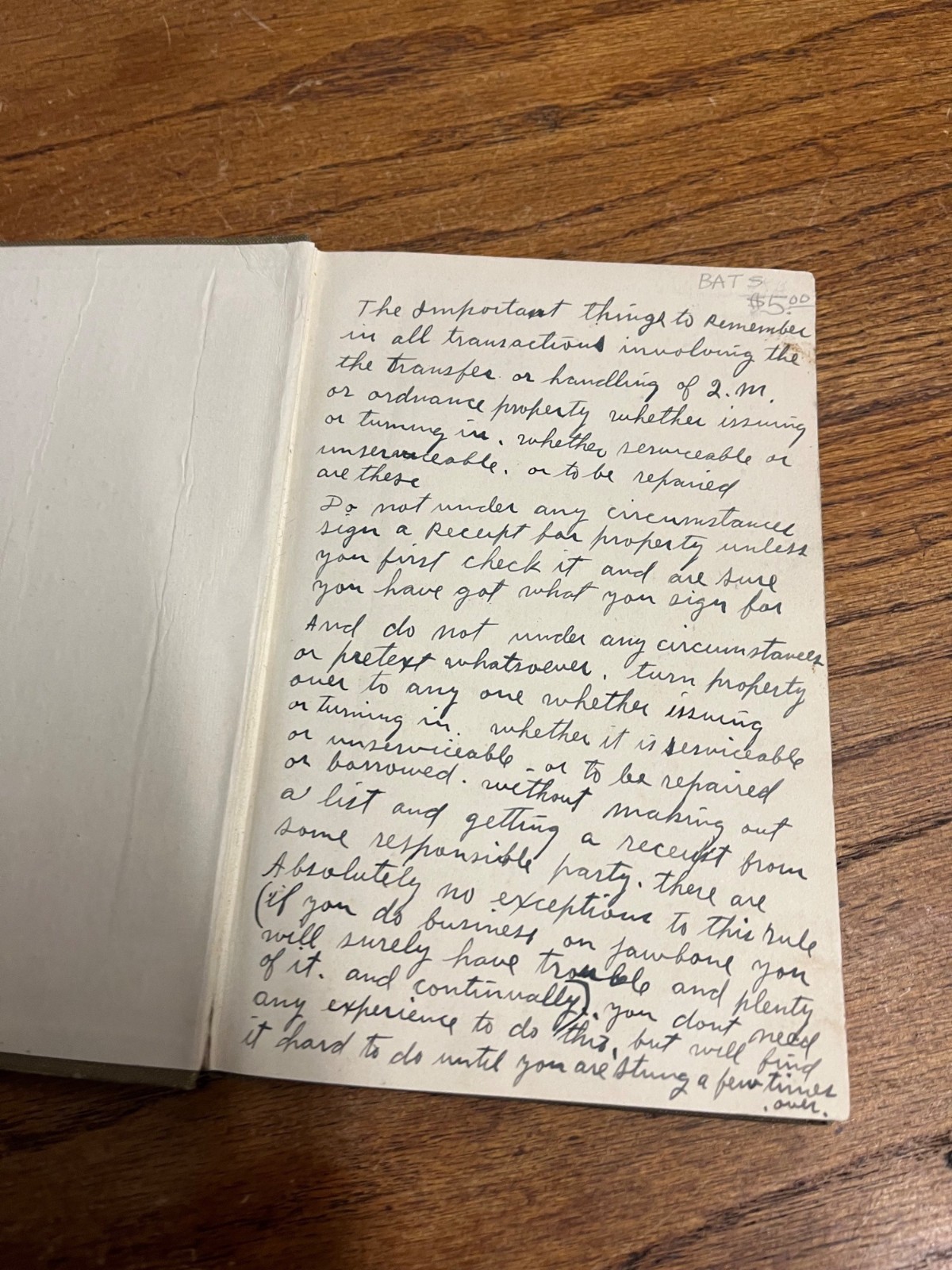 Vintage WWI Field Quartmasters Handbook 1917 Havery Military Series US Army Book