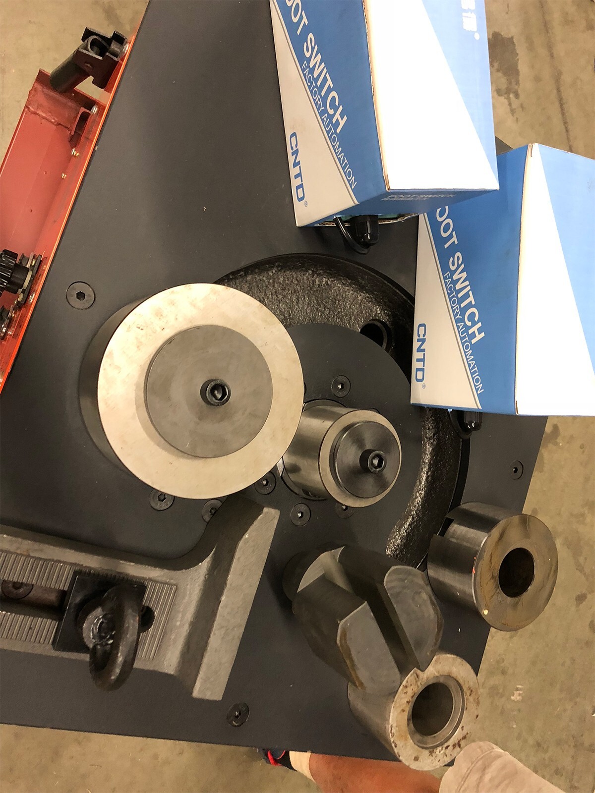 RB32 32mm #10 Electric Rebar Bender Bending Machine 1-1/4" Steel Rod 3700 Watt