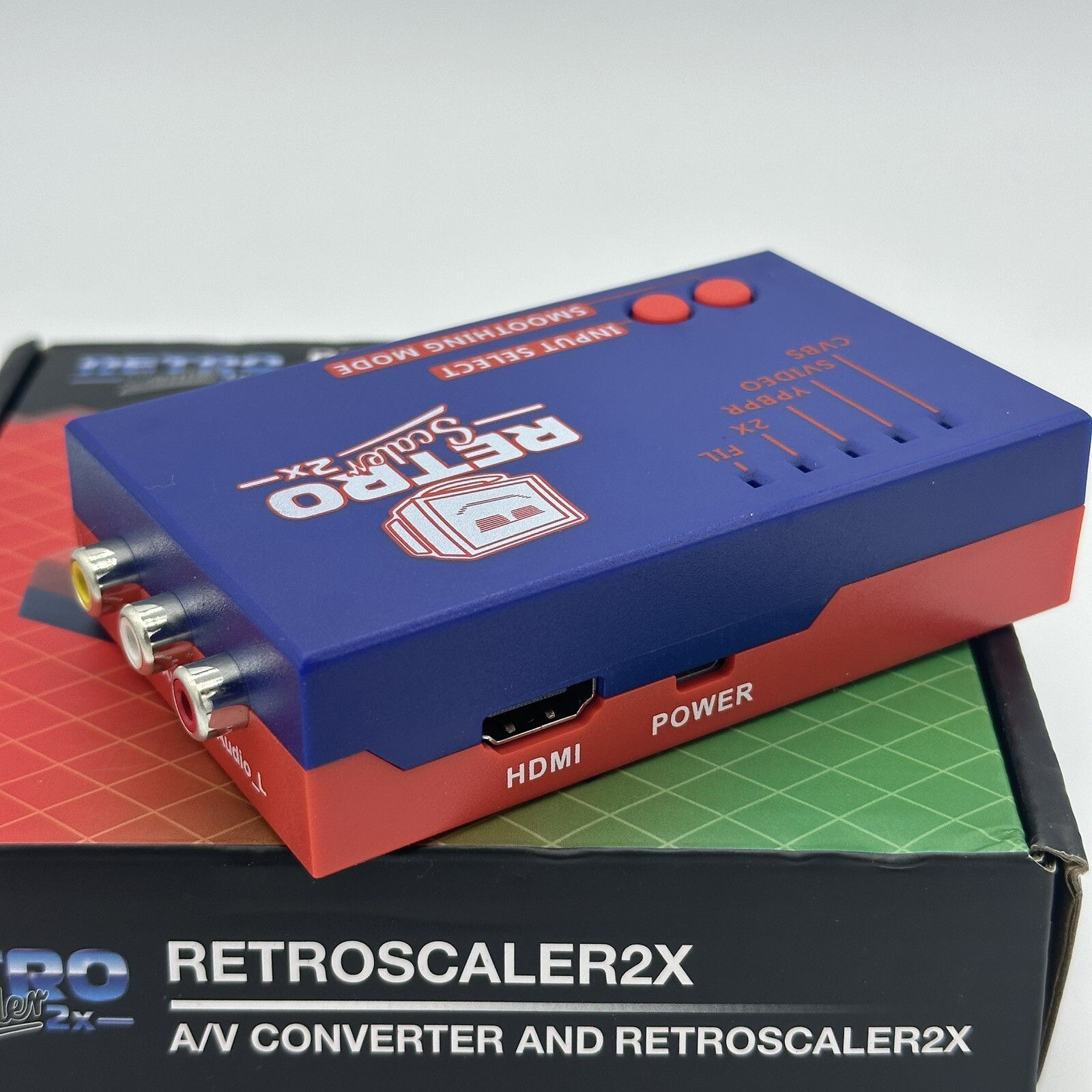 RetroScaler2x AV to HDMI Up-Scaler Converter Line-Doubler Retro Consoles Tink