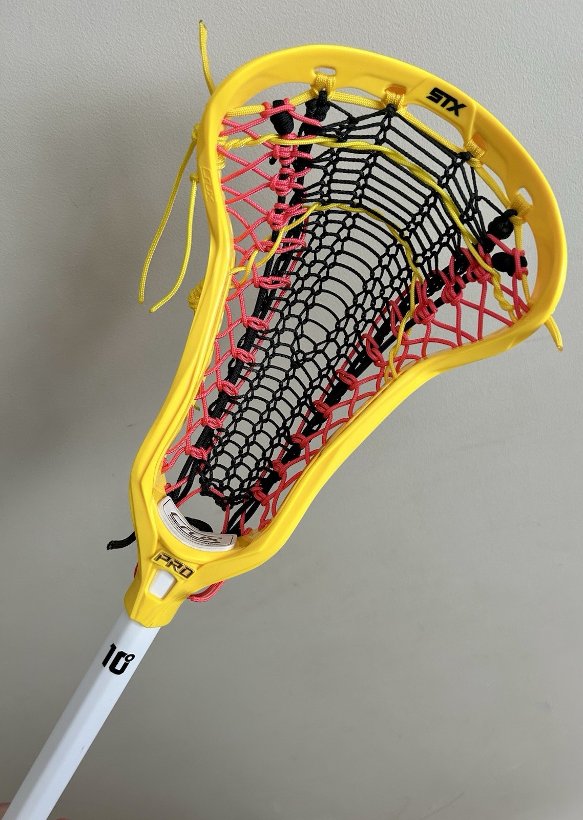 Womens Lacrosse Stick STX Pro Head W/ Valkyrie Armor Mesh Fortress 700 Shaft New