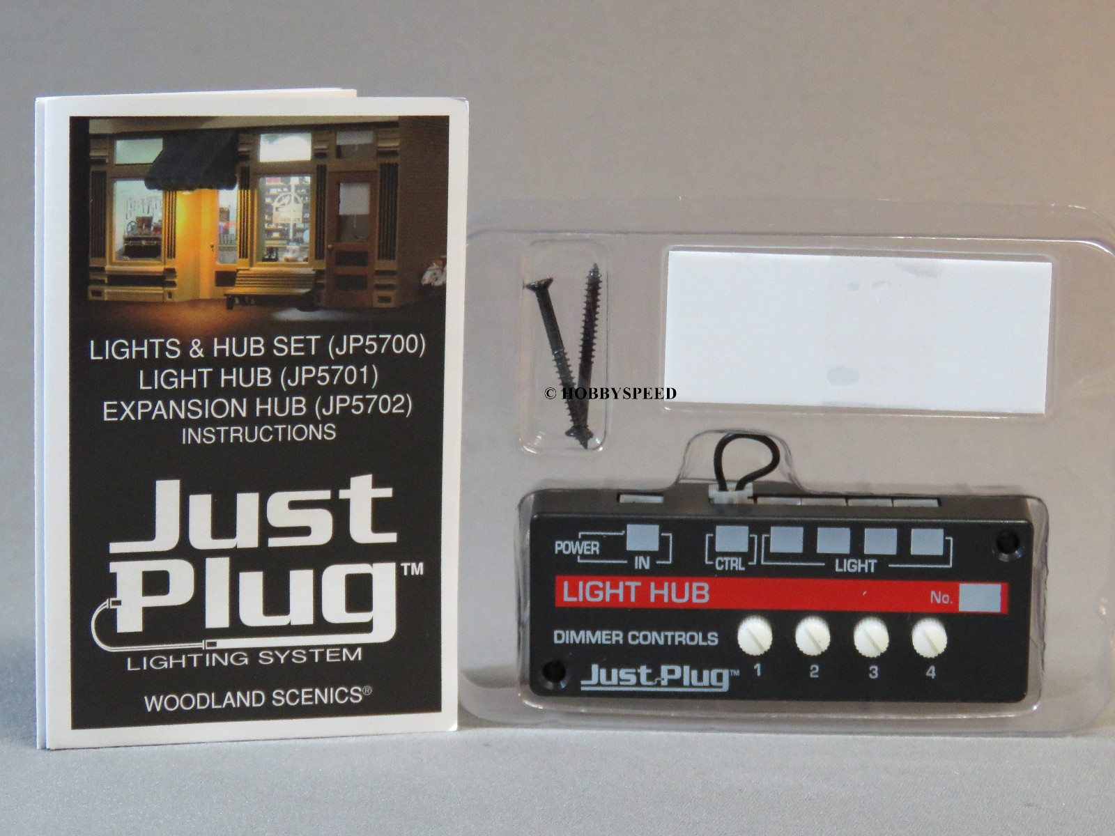 WOODLAND SCENICS LIGHT HUB JUST PLUG LIGHTING WIRING SYSTEM train wire WDS5701