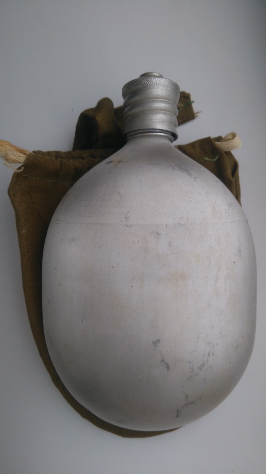 Soviet Army Aluminum Water Flask Canteen New with cover