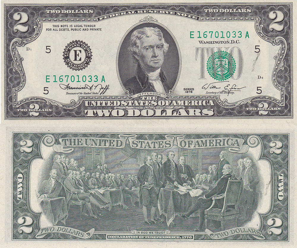 1976 $2 Richmond District Notes Uncirculated FR# 1935-E