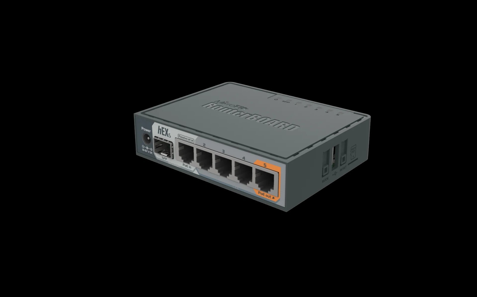MikroTik hEX S Gigabit Ethernet Router with SFP Port (RB760iGS)