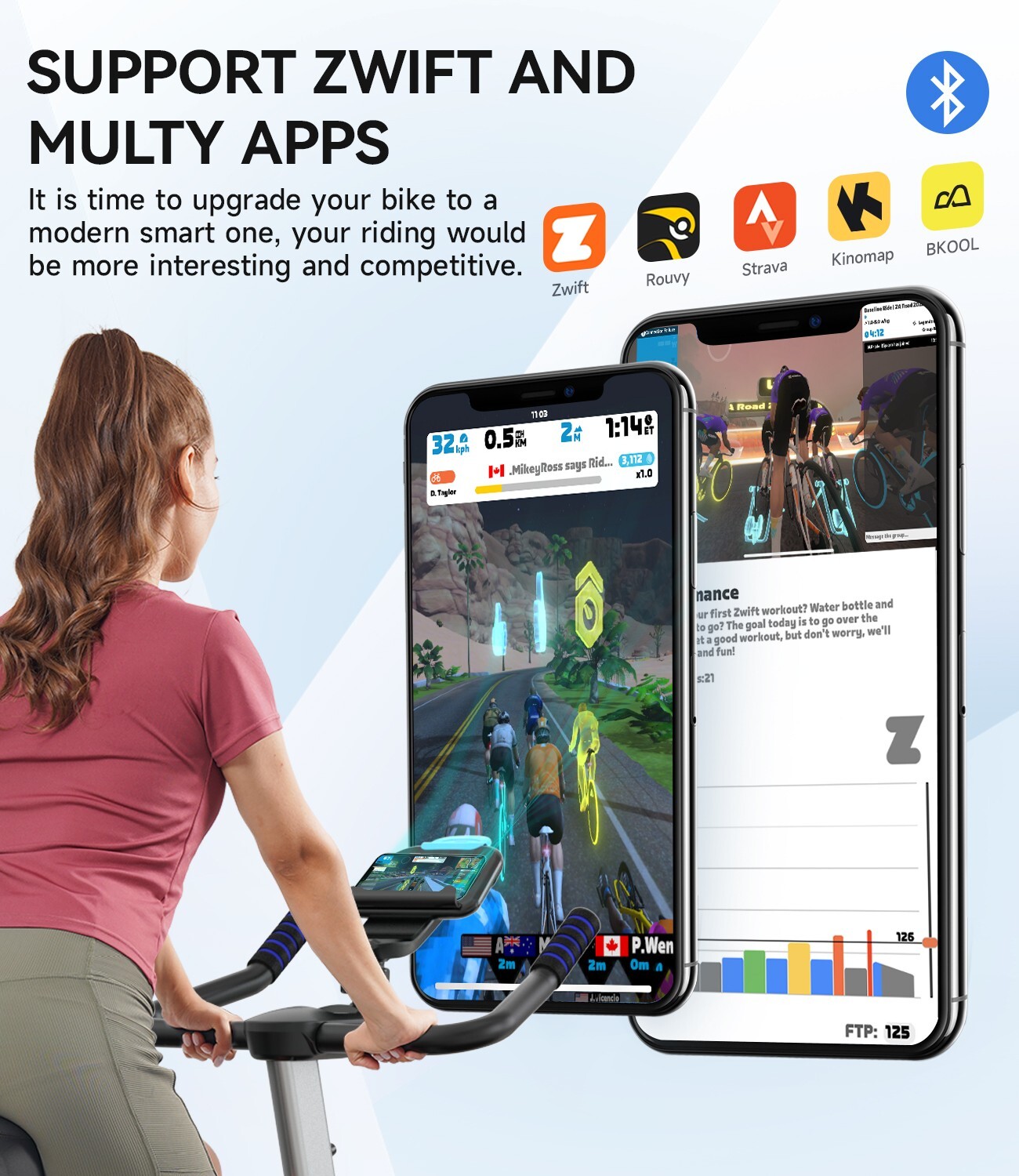 Indoor Pro Exercise Bike Stationary Bike Bicycle Cycling Home Cardio Gym Workout