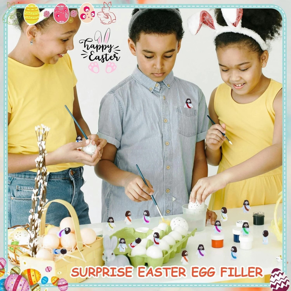 100 Pcs Mini Jesus Figures Jesus Loves You Original Design Jesus Toys Little Jes