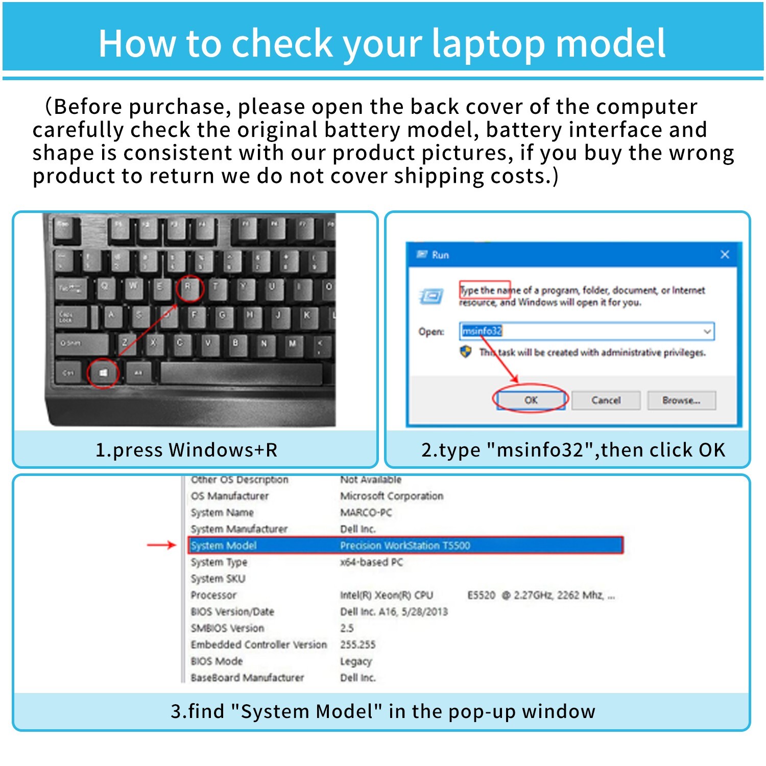 54Wh 15V V6W33 Battery For Dell Inspiron 3510 3511 3515 5310 5410 5418 5510 5515