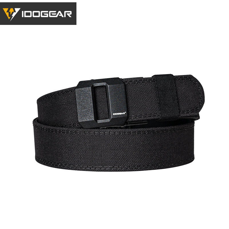 IDOGEAR Tactical Belt 1.5" Sturdy Ratchet Nylon Gun Belt Rigid Heavy Duty Army