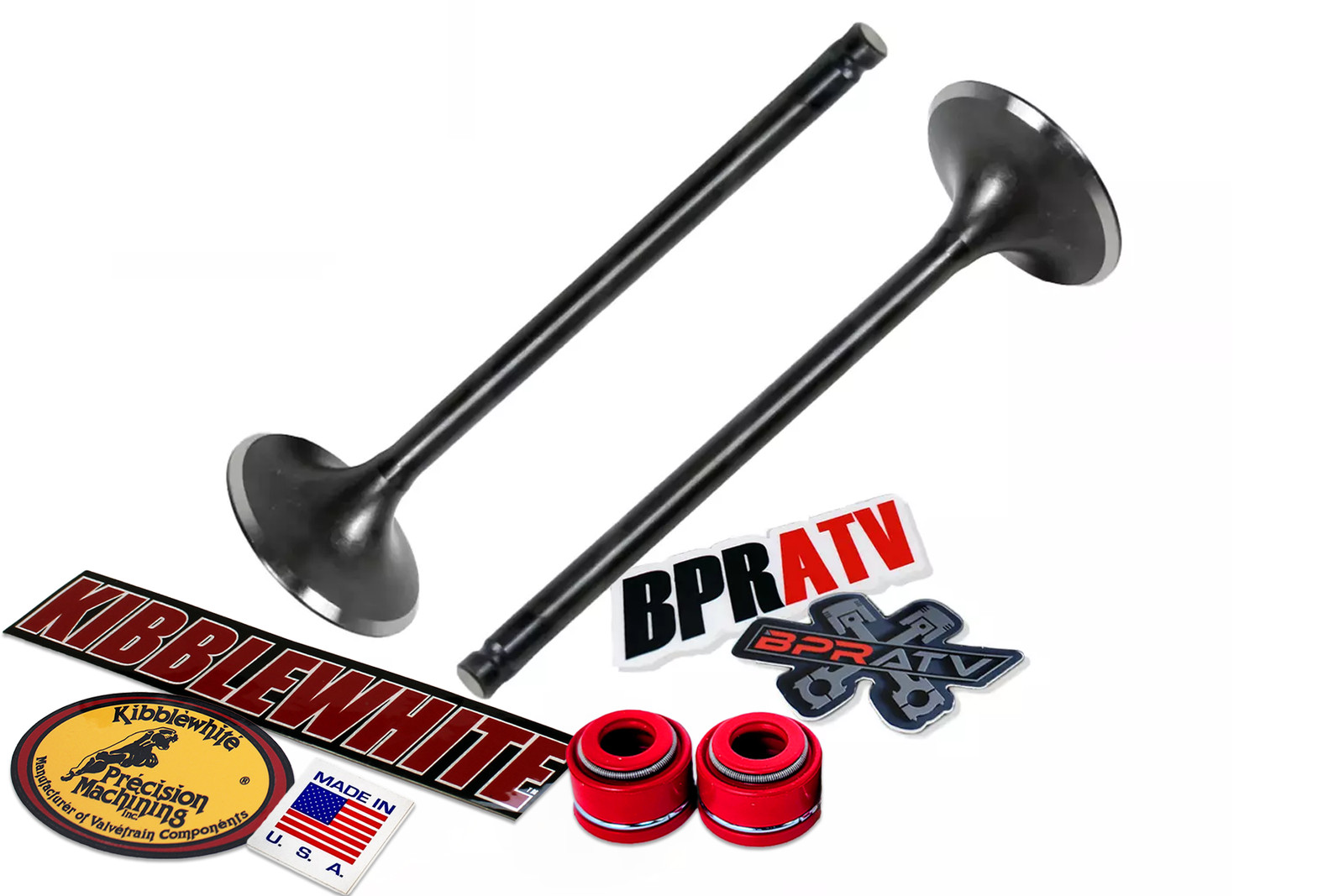 14-19 Yamaha YZ450F Kibblewhite Black Diamond Valve Kit OEM Replacement Valves 4