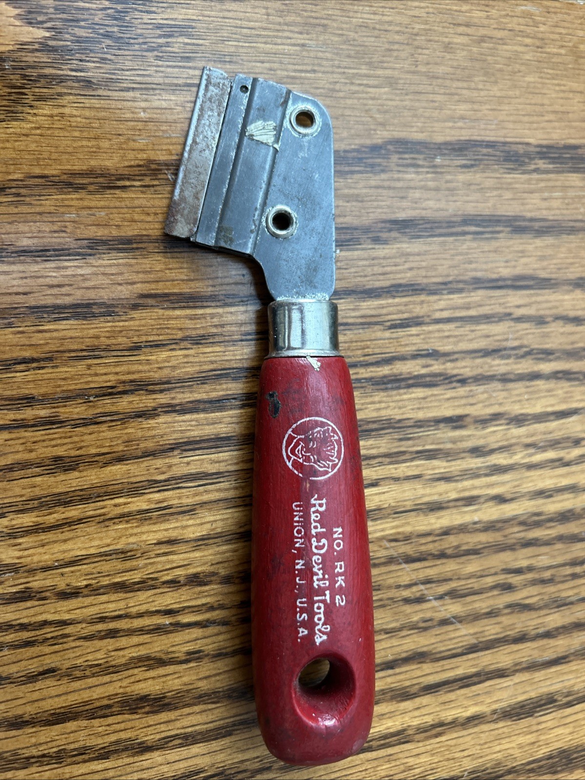Red Devil Tools No RK2 Union NJ USA Scraper Razor Knife