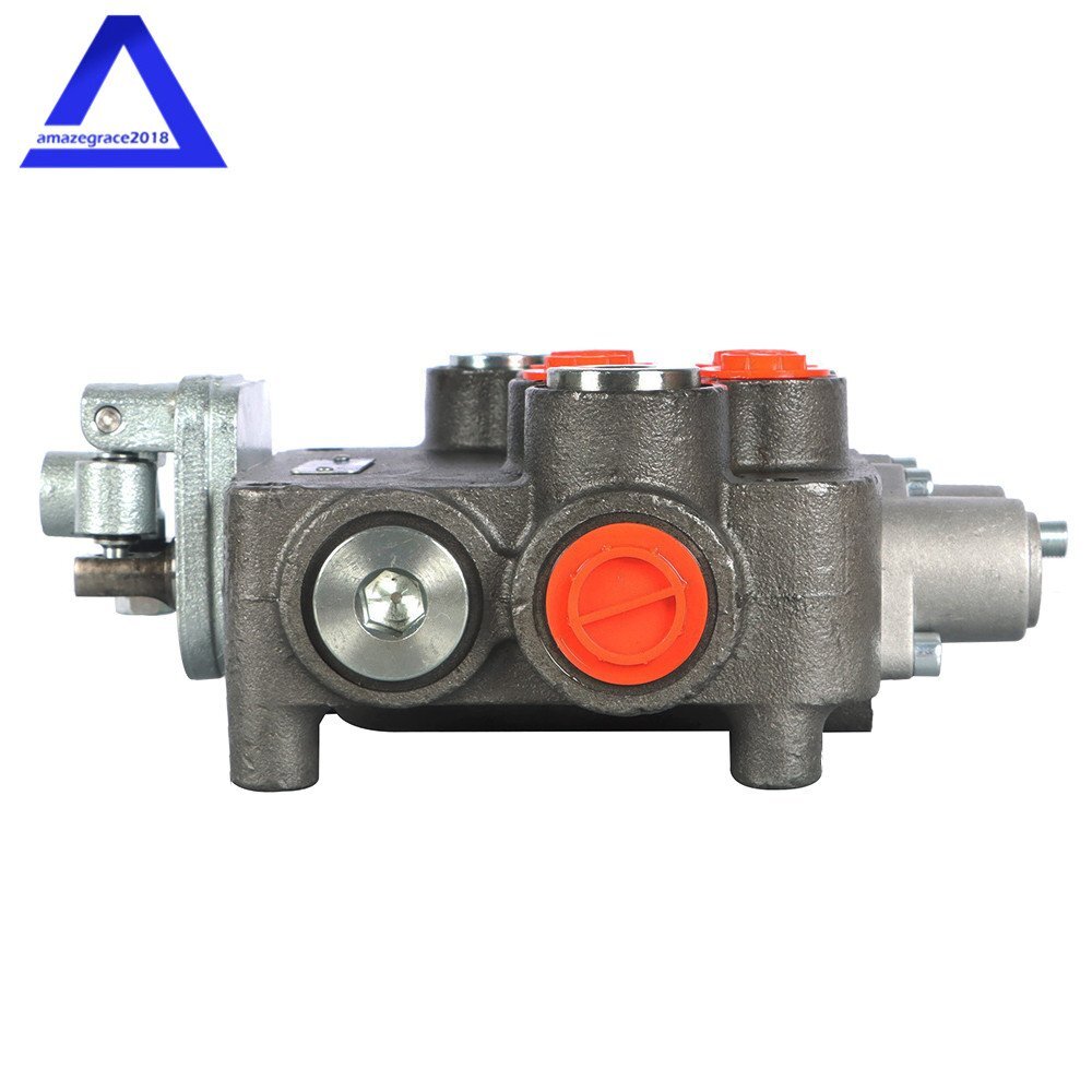 2 Spool 21GPM Hydraulic Directional Control Valve For Tractor Loader w/Joystick