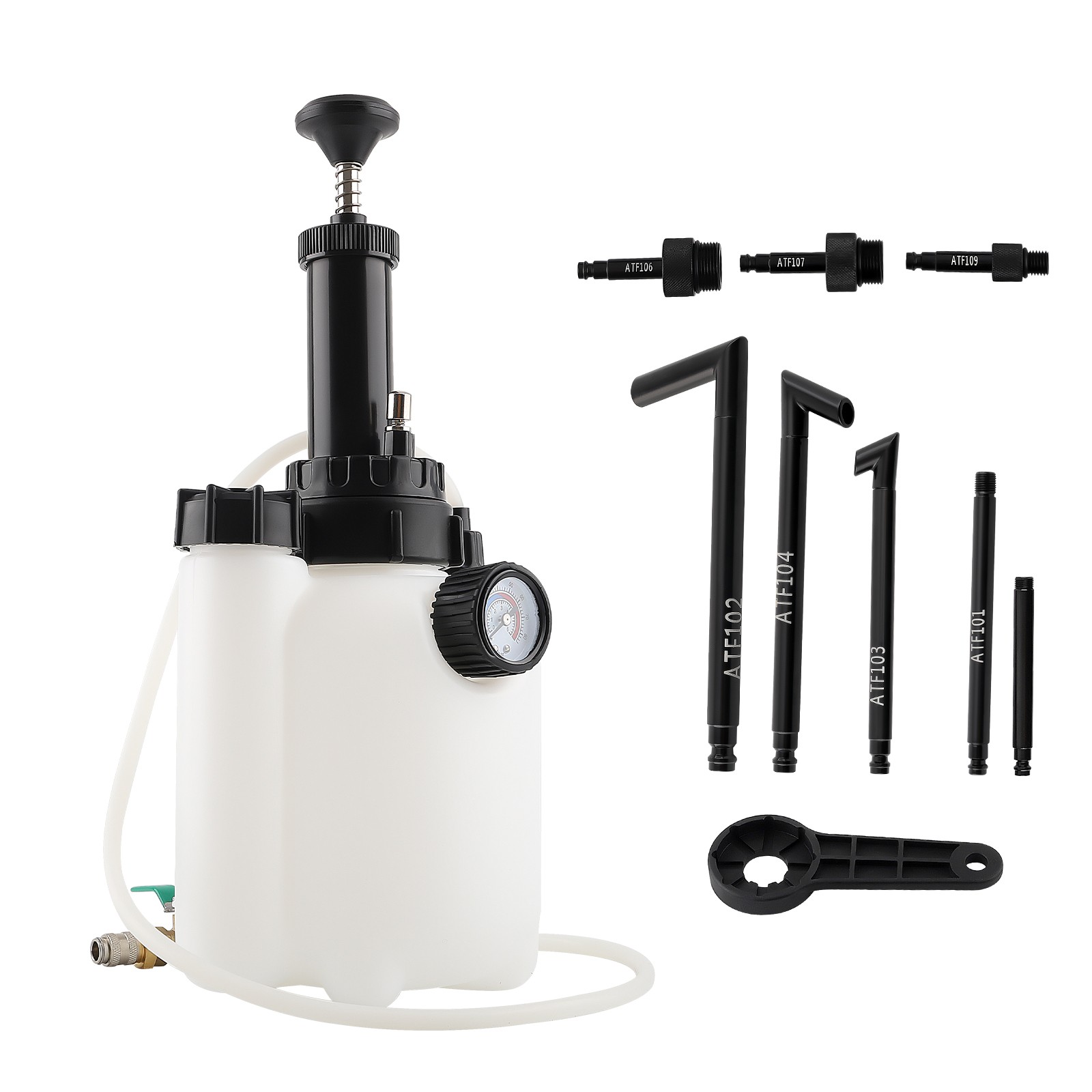 3L/8L/10L Transmission Oil Filling Liquid Extractor ATF Adaptors Refill Pump Kit