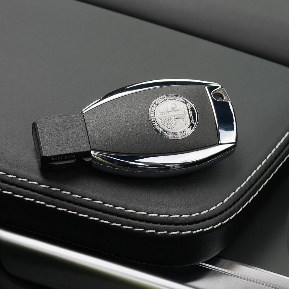 Genuine OEM Remote Key Cover Badge For Mercedes Car Key AMG Apple Tree Sport