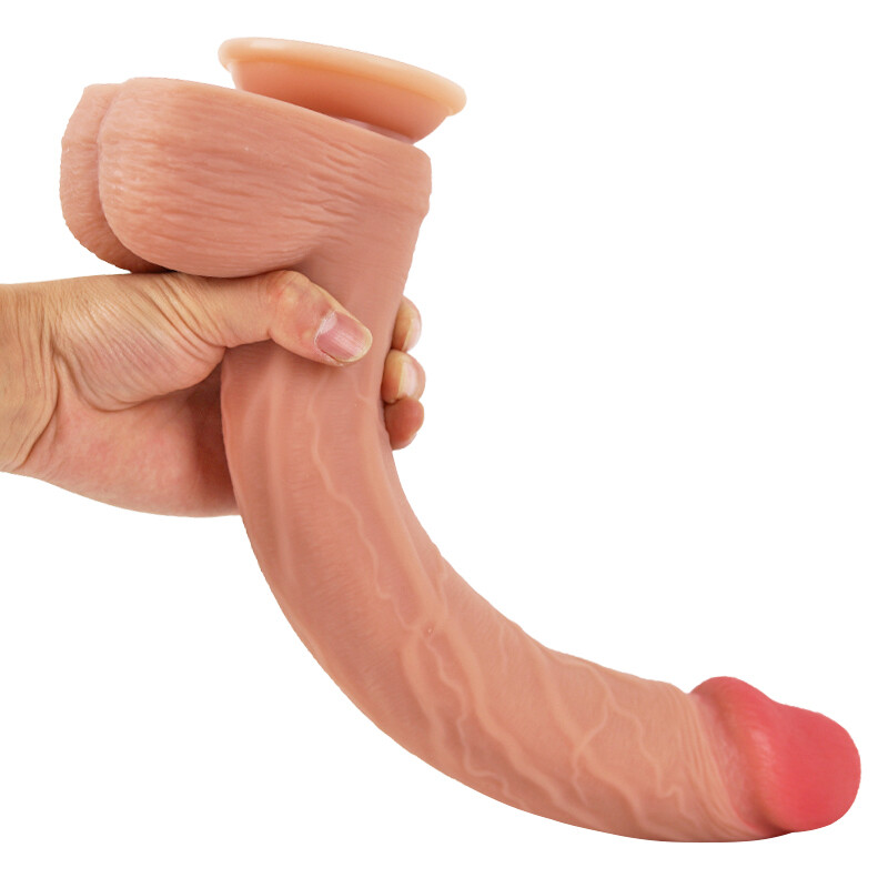 14" Silicone Realistic Huge Big Dildo Suction Cup Anal Vagina Sex Toy for Women