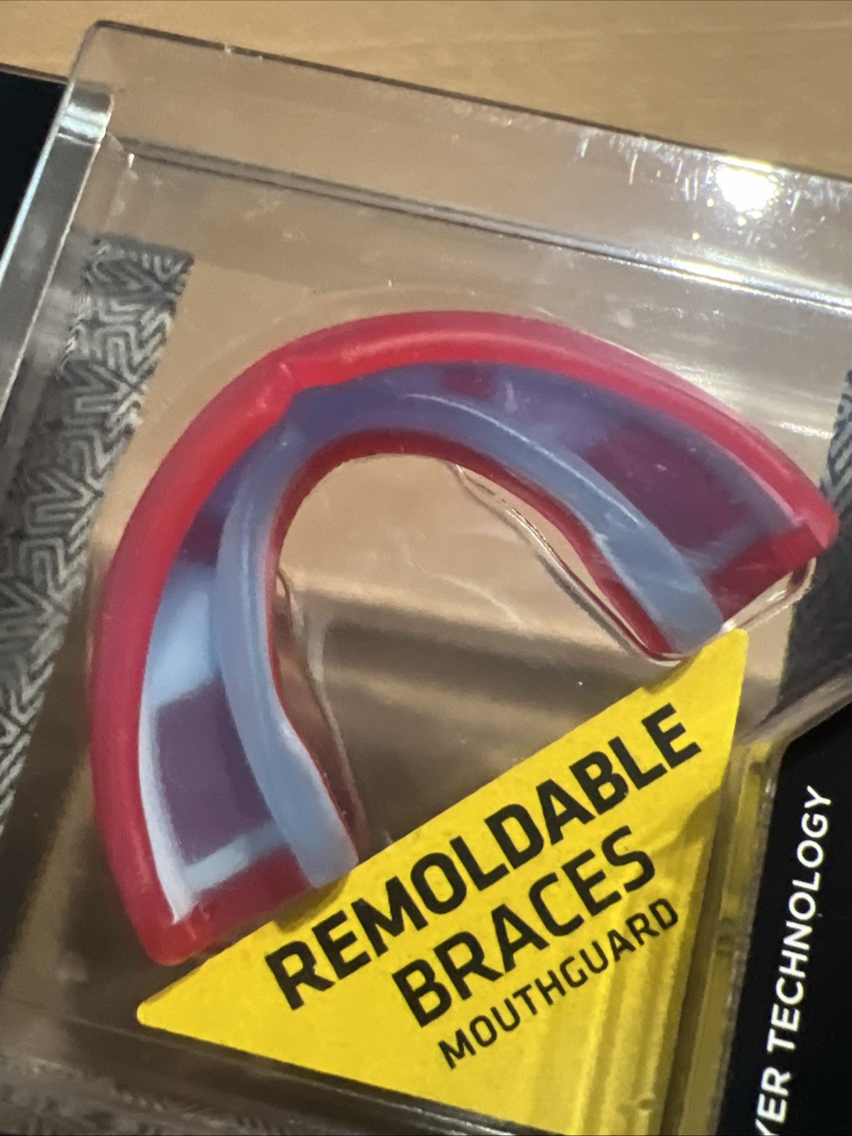 Shock Doctor Ultra Double Braces Mouthguard - Remoldable - Adult 12+ -Red- New