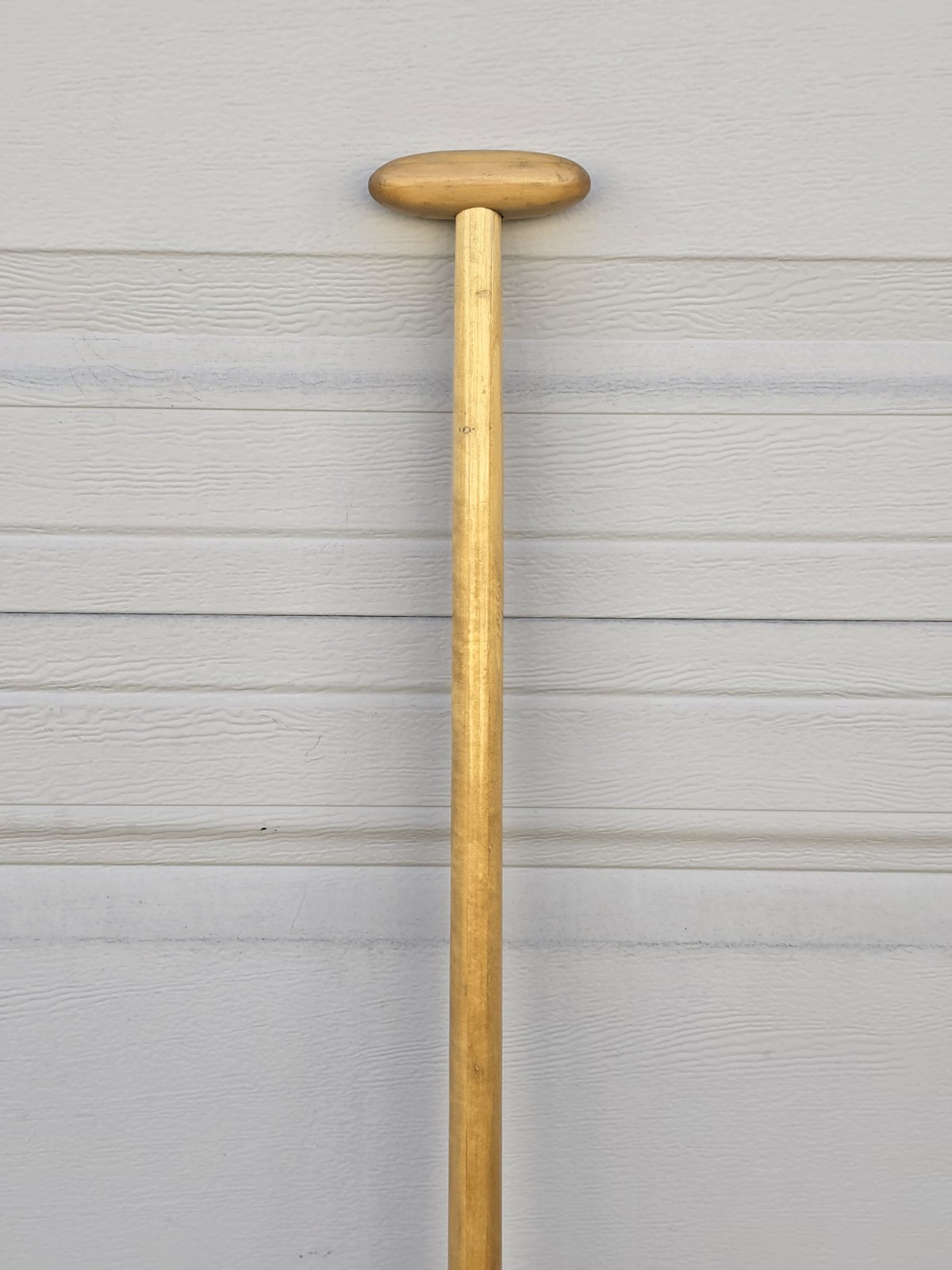 *RARE* MUDBROOK PADDLES WI, USA Wood Angled Outrigger Canoe Paddle 52"x9"