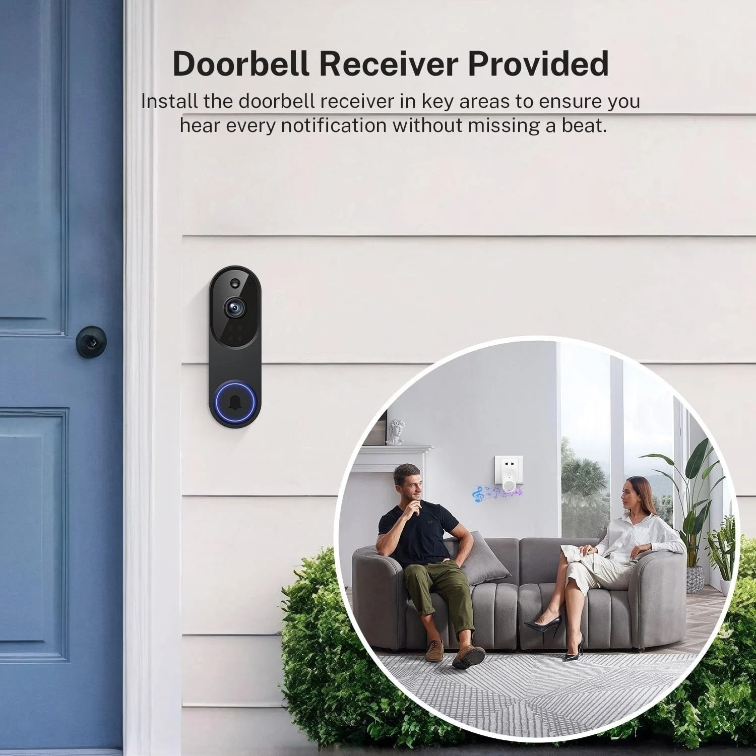 Ring Video Doorbell 1080p HD Camera WI-FI Night Vision Motion Detection Wireless