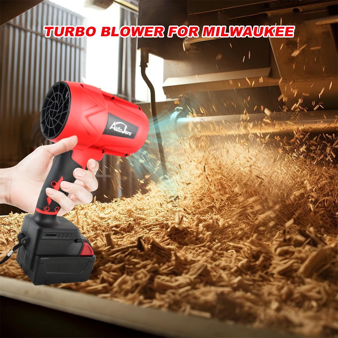 Cordless Handheld Turbo Blower for M18 Milwaukee Violent Blower Fan Tool Only