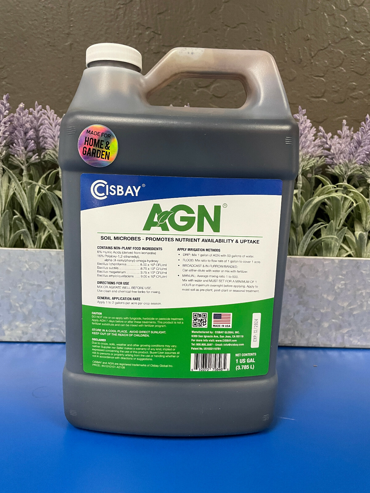 CISBAY AGN Soil Microbes - Enhance nutrient for long root plants  1 gallon