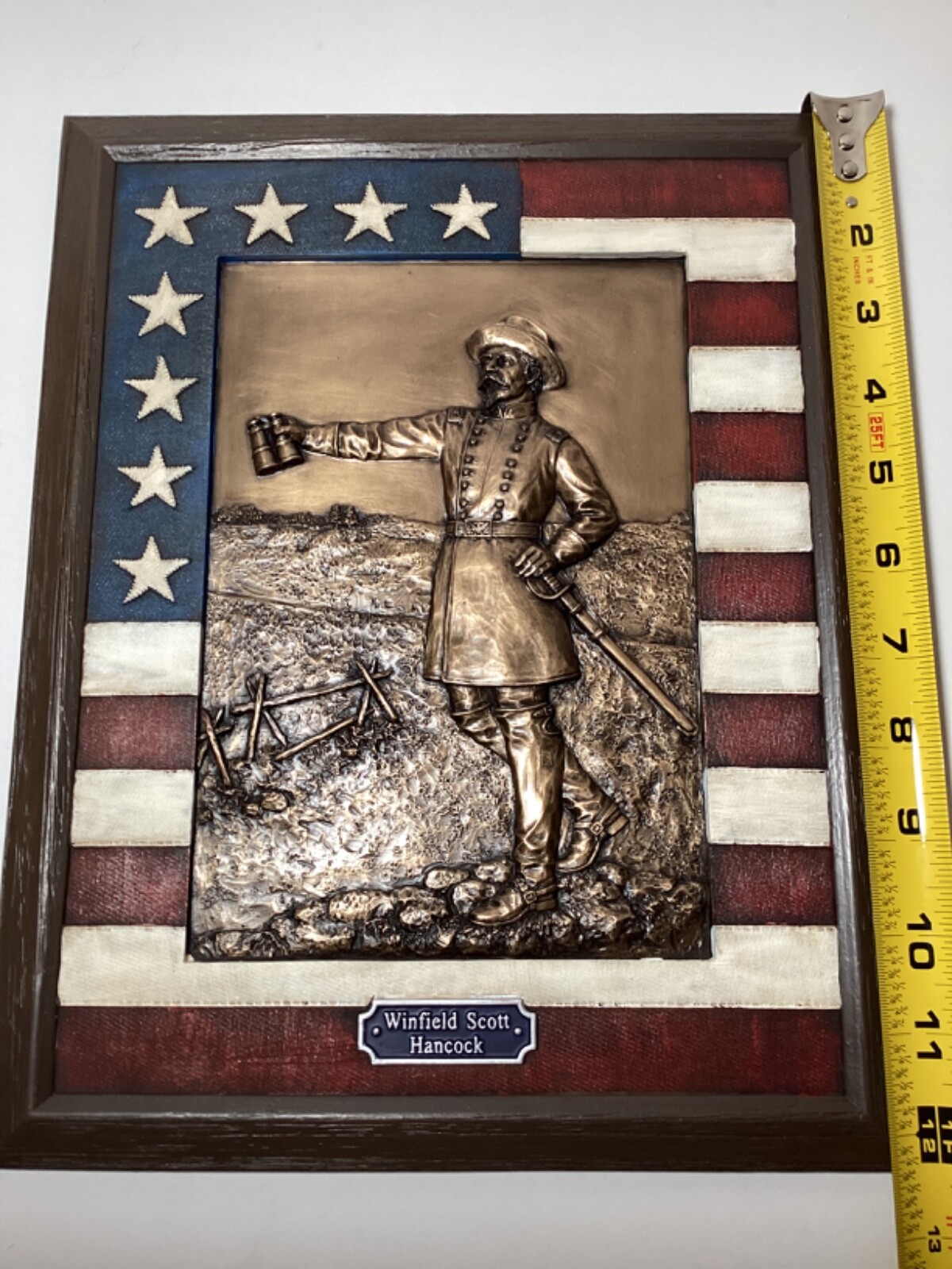 Winfield Scott Hancock Vanmark Commanding Images of the Civil War Wall Plaque