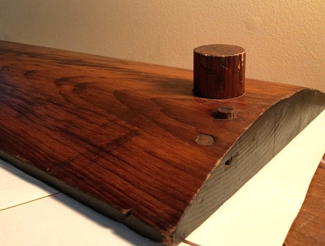 Antique Industrial Wooden Foundry Pattern Mold - C. 1920