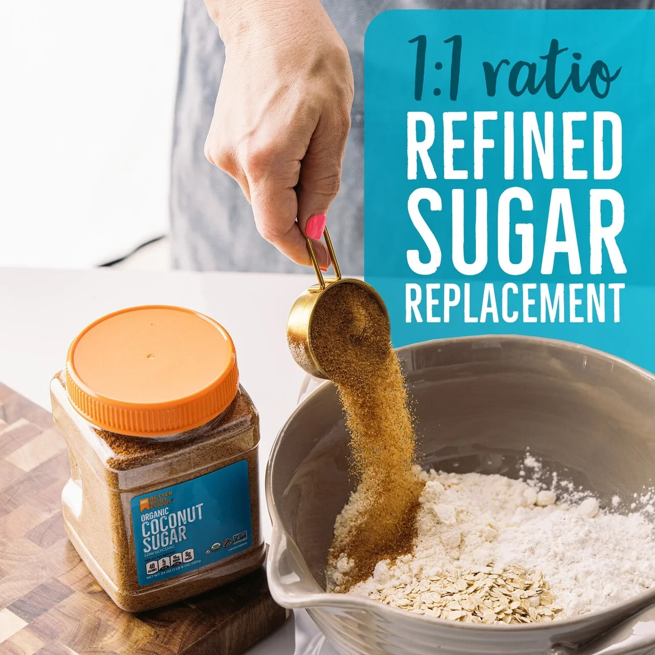 BetterBody Foods Organic Coconut Sugar, 24 oz